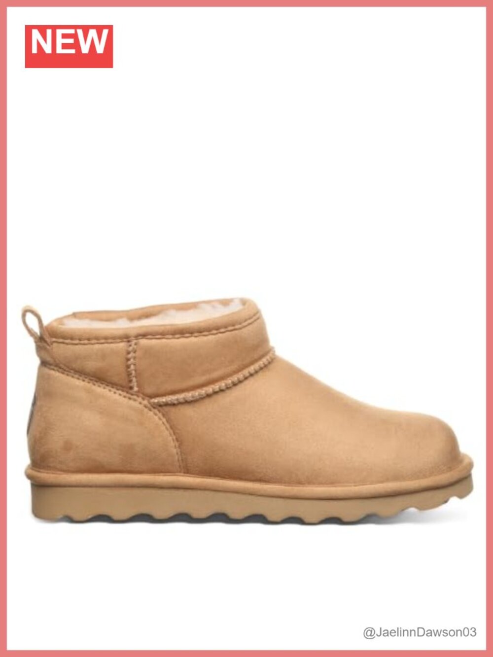 Vegan Faux Fur Lined Ankle Boot, Water Repellent Slip On Winter Boot